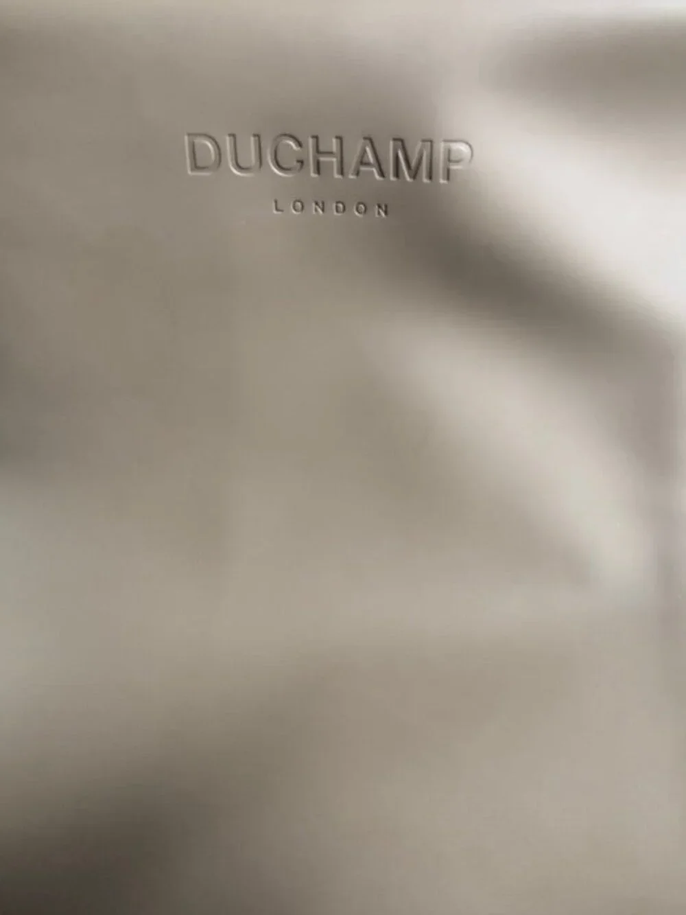 Duchamp London Waterproof Roll-Top Laptop Backpack Taupe Beige Commuter Travel B